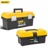 Deli 1 Pcs Multiple Specifications Double Layer Tools Storage Boxes Multifunctional Workers Portable Handle Tool Box Organizers