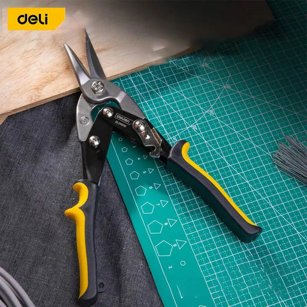 Deli 10 Inch Straight Head Aviation Shears Multifunctional Sheet Metal –  AOOKMIYA