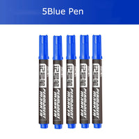 Deli 10/Lot Permenent Markers Pen 1.5MM Fine Point Waterproof CD  Whiteboard Pen 3 Color Crude Nib маркеры for Office Stationery