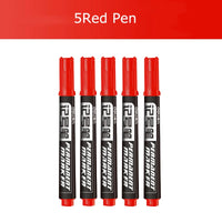 Deli 10/Lot Permenent Markers Pen 1.5MM Fine Point Waterproof CD  Whiteboard Pen 3 Color Crude Nib маркеры for Office Stationery
