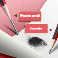 Deli 10pcs/lot Wooden Pencil HB 2B with Eraser Pencil Student Writing Drawing Pencils Stationery Supplies