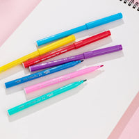 Deli 12/24 Colors Watercolor Pen Good Felt Tip Pen Drawing Children DIY Marker Pen School Stationery Supplies Students Painting