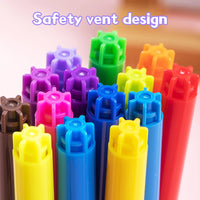 Deli 12/24 Colors Watercolor Pen Good Felt Tip Pen Drawing Children DIY Marker Pen School Stationery Supplies Students Painting