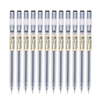 Deli 12pcs Set Ultra Quality Gel Pen Writing Neutral Pen Black Blue Red Ink Signature Pen Ballpoint For Office School Supplies