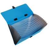 Deli 13 Grid Organ Bag Folder Data Classification Artifact File Bag Test Paper Storage Bag Large Capacity for School Office