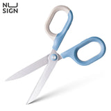 Deli 145mm Double Color Scissors Macaron Desk Stationary Scissors Student Office School Europe Style Fashion Stationery Supplies