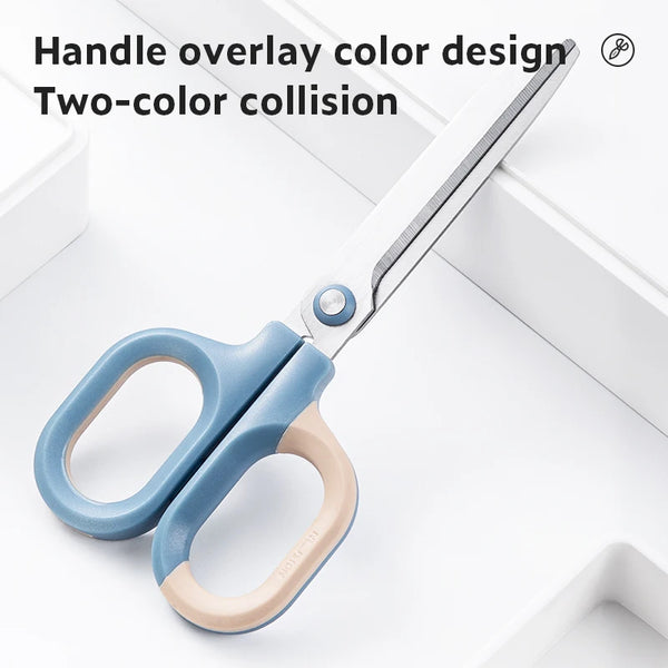 Deli 145mm Double Color Scissors Macaron Desk Stationary Scissors Stud –  AOOKMIYA