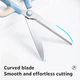 Deli 145mm Double Color Scissors Macaron Desk Stationary Scissors Student Office School Europe Style Fashion Stationery Supplies