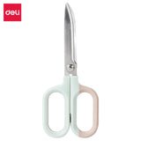 Deli 145mm Double Color Scissors Macaron Desk Stationary Scissors Student Office School Europe Style Fashion Stationery Supplies