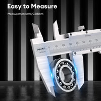 Deli 150mm Vernier Caliper Manual Micrometer Stainless Steel Calipers 0-150mm Sliding Gauge Measuring Tool  Woodworking Tools