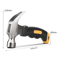 Deli 160mm Multifunctional Mini Claw Hammer TBR Plastic Handle Lightweight Portable Woodworking Mace Window Breaker Hand Tool