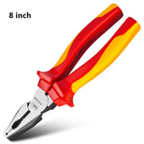 Deli 1Pcs Set 1000V VDE Insulation Diagonal Pliers Multifunctional Pliers Long Nose Pliers Wire Cutters Electrician Hand Tools