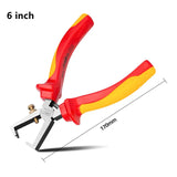 Deli 1Pcs Set 1000V VDE Insulation Diagonal Pliers Multifunctional Pliers Long Nose Pliers Wire Cutters Electrician Hand Tools