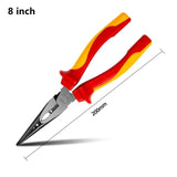 Deli 1Pcs Set 1000V VDE Insulation Diagonal Pliers Multifunctional Pliers Long Nose Pliers Wire Cutters Electrician Hand Tools