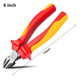 Deli 1Pcs Set 1000V VDE Insulation Diagonal Pliers Multifunctional Pliers Long Nose Pliers Wire Cutters Electrician Hand Tools