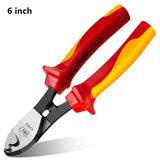 Deli 1Pcs Set 1000V VDE Insulation Diagonal Pliers Multifunctional Pliers Long Nose Pliers Wire Cutters Electrician Hand Tools