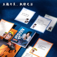 Deli 1pcs Anime Note Paper 100-Page Memo Pad DIY Notes Bookmark School Supplies Office Supplies Stationery Notepad Diary