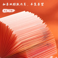Deli 1pcs Anime Note Paper 100-Page Memo Pad DIY Notes Bookmark School Supplies Office Supplies Stationery Notepad Diary