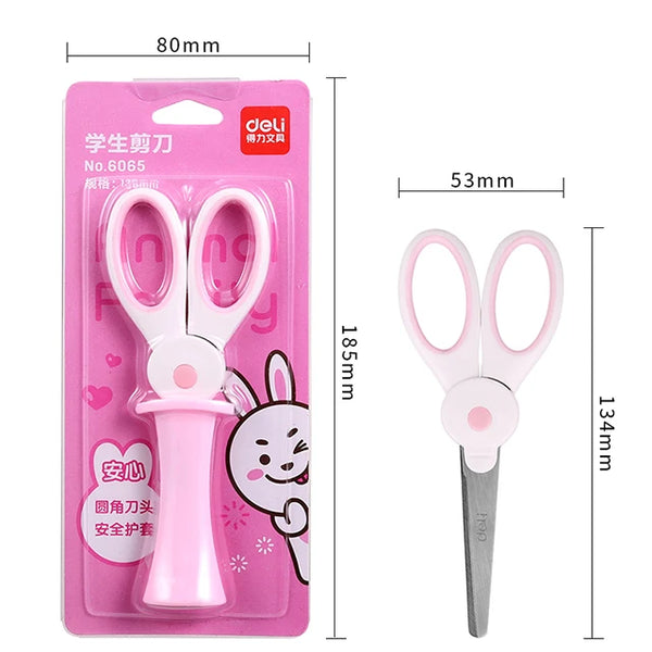 Deli 1pcs Scissors Kawaii Rabbit DIY HandCraft Scrapbook Scissors