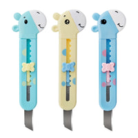Deli 2022 Mini Cute Portable Utility Knife Small Size Random Color Comfortable Durable Fresh Various Styles to Choose