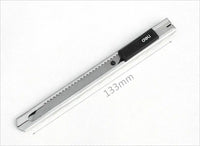 Deli 2034 Small Size Art Knife Metal Wallpaper Knife 30 Degree Angle Carving Blade Art Knife