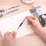 Deli 20Pcs/lot Gel Pen Refill 0.7mm Ink Black Red Colors Refills Writing Signature School Stationery Supplies Pen Core Gift