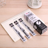 Deli 20Pcs/lot Gel Pen Refill 0.7mm Ink Black Red Colors Refills Writing Signature School Stationery Supplies Pen Core Gift