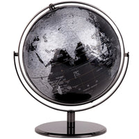 Deli 2162# 25cm (10") Teaching Globe Stainless steel support & base English & Chinese color printing relief surface