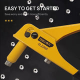 Deli 240MM Single Hand Blind Rivet Guns Nose Piece Manual Riveting Riveter Tool Hand Tool