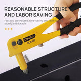 Deli 240MM Single Hand Blind Rivet Guns Nose Piece Manual Riveting Riveter Tool Hand Tool