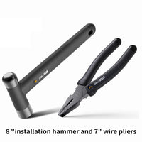 Deli 2Pcs 3m Black Digital Steel Measure Tape Sets High-carbon Steel Material Pliers/hammer/wrench/knife Household Hand Tools