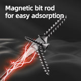 Deli 2pcs Hand Tool Set Screwdriver Household Plum Screwdriver Large Full Cross Flat Head Dual-use Screwdriver Screwdriver Set