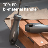 Deli 2pcs Hand Tool Set Screwdriver Household Plum Screwdriver Large Full Cross Flat Head Dual-use Screwdriver Screwdriver Set