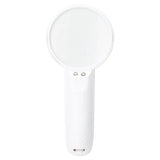 Deli 3.5X Portable Handheld Magnifying Glass White Color Seniors Magnifying Lens for Kids Reading Science Nature Exploration