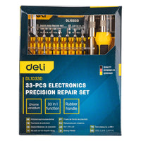 Deli 33 Piece Precision Screwdriver Set Multifunctional Magnetic Hexagon Torx Screwdriver Disassembly Repair Tool Sets