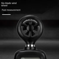 Deli 333203 Anemograph Handheld High-Precision Digital Display Measuring Anemograph Anemometer Wind Air Volume Detector Tool