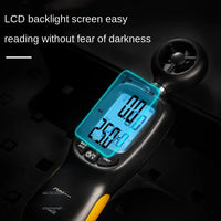 Deli 333203 Anemograph Handheld High-Precision Digital Display Measuring Anemograph Anemometer Wind Air Volume Detector Tool