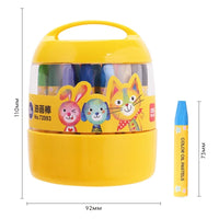 Deli 36 Colors Oil Pastels Colored Pencil Oil Pastels Color Wax Crayon Color Pen Paiting Pencil 12-36 Colors Optional Kids Gift