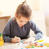 Deli 36 Colors Oil Pastels Colored Pencil Oil Pastels Color Wax Crayon Color Pen Paiting Pencil 12-36 Colors Optional Kids Gift