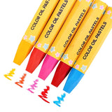 Deli 36 Colors Oil Pastels Colored Pencil Oil Pastels Color Wax Crayon Color Pen Paiting Pencil 12-36 Colors Optional Kids Gift