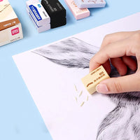 Deli 36 Mixed Pack Large Capacity Cute Pencil Eraser Student Soft Compact Rubber for Kids School Office Correction Rubber
