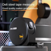Deli 3m 5m Manual High Precision Household Woodworking Plumber Steel Tape Measure Thickening Self Locking Measuring Tape Tools