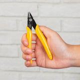 Deli 4.5 Inch Tools Plastic Cutting Nippers Non Slip Handle Wire Cutting Multi Function Electrician Repairing Pliers Hand Tool