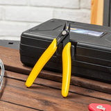 Deli 4.5 Inch Tools Plastic Cutting Nippers Non Slip Handle Wire Cutting Multi Function Electrician Repairing Pliers Hand Tool