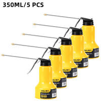 Deli 4 Size High Pressure Pump Grease Guns Manual Pot Oiler Long Nozzle Gear Oil Filler Watering Can Oil Pot Car Repair Tools