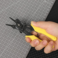 Deli 4 in 1 Circlip Pliers Set Snap Ring Pliers Nozzle Pliers Multi Crimping Tools Removable Plier Head Retaining Snapling Flyer