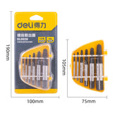 Deli 5/6Pcs Damaged Broken Screw Guide Set Extractor Drill Bits Broken Bolt Stud Hex Shank And Spanner Remover Tools