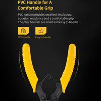 Deli 5 in1 6-inch Circlip Pliers Set DIY Snap Ring Combination Retaining Clip Jewelry Pliers Internal External Ring Remover