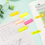 Deli 500PCS/Bag Index Tabs 5 Colors Fluorescent Stickers 7154