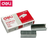 Deli 500pcs/Box Heavy Duty Staples 23/10 Staples 12x10mm Staples Width 12mm Height 10mm Capacity 75 Pages 70g Papers 0015